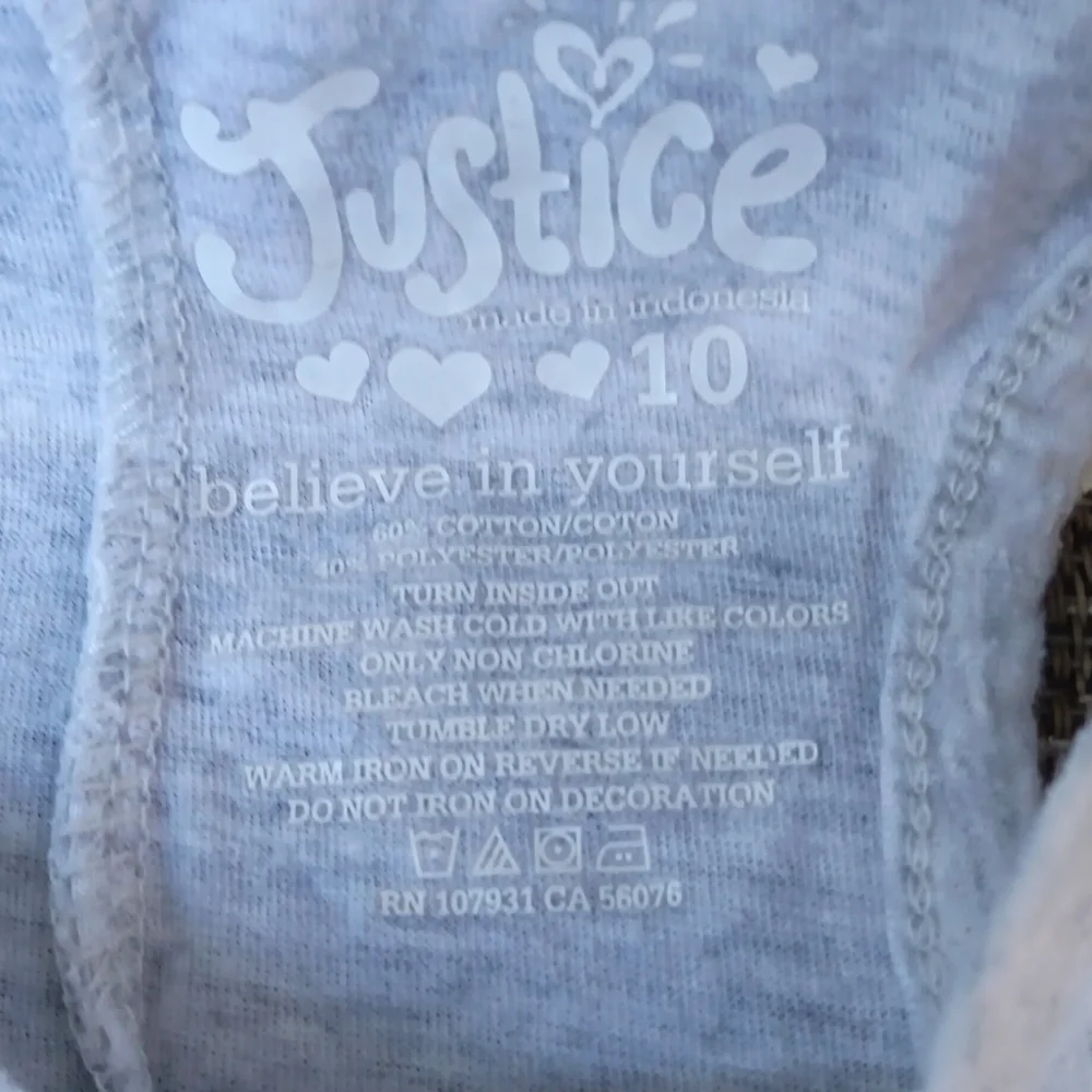 Bundle of 3 Justice Girl's Tank Tops, size 10,12